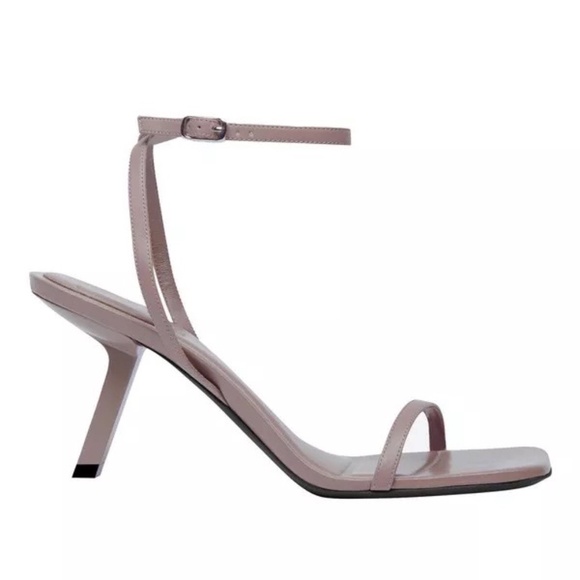 BALENCIAGA WOMEN'S VOID 80MM SANDAL IN GREY - Picture 1 of 3